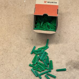 6mm skrueplugs til mur 200 stk (bor 6mm)
